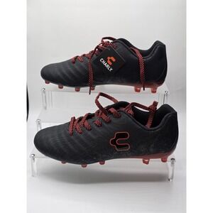 Charly Hot Cross 2.0 FG Soccer Cleats - Black/Red Size 9.5 Style 1084433